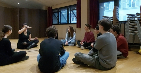 Photo Agnes avec ados